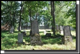 The Jewish cemetery of Dagda. September 2009