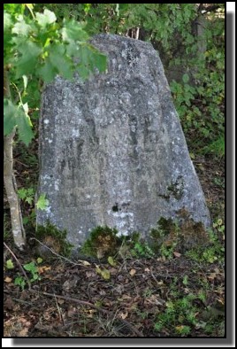 The Jewish cemetery of Dagda. September 2009