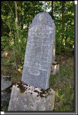 The Jewish cemetery of Dagda. September 2009