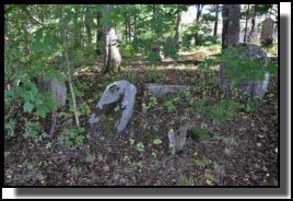 The Jewish cemetery of Dagda. September 2009