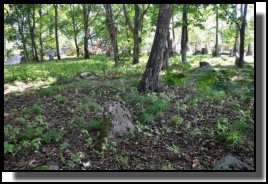 The Jewish cemetery of Dagda. September 2009