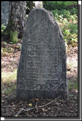 The Jewish cemetery of Dagda. September 2009