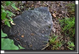 The Jewish cemetery of Dagda. September 2009