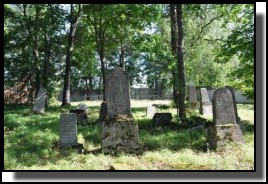 The Jewish cemetery of Dagda. September 2009