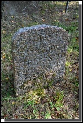 The Jewish cemetery of Dagda. September 2009