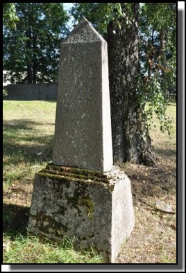 The Jewish cemetery of Dagda. September 2009