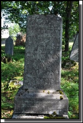 The Jewish cemetery of Dagda. September 2009