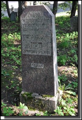 The Jewish cemetery of Dagda. September 2009