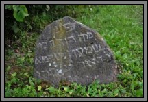 Tombstone in the Kelme cemetery. August 2009