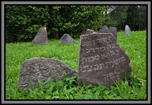 Tombstone in the Kelme cemetery. August 2009