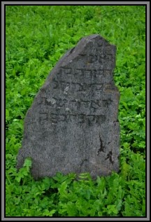 Tombstone in the Kelme cemetery. August 2009