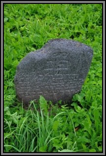 Tombstone in the Kelme cemetery. August 2009