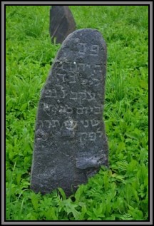 Tombstone in the Kelme cemetery. August 2009