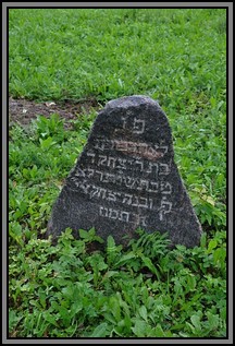 Tombstone in the Kelme cemetery. August 2009