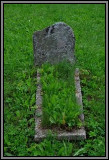 Tombstone in the Kelme cemetery. August 2009