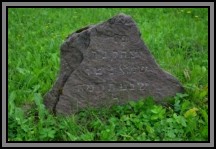 Tombstone in the Kelme cemetery. August 2009