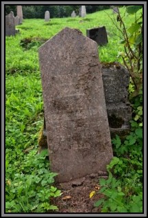 Tombstone in the Kelme cemetery. August 2009