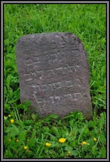 Tombstone in the Kelme cemetery. August 2009