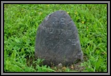 Tombstone in the Kelme cemetery. August 2009