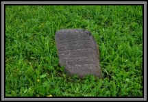 Tombstone in the Kelme cemetery. August 2009