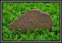 Tombstone in the Kelme cemetery. August 2009