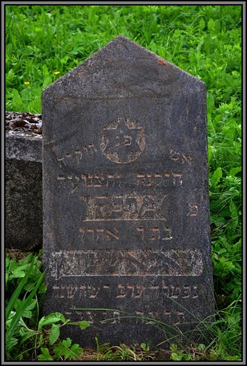 Tombstone in the Kelme cemetery. August 2009