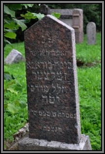 Tombstone in the Kelme cemetery. August 2009