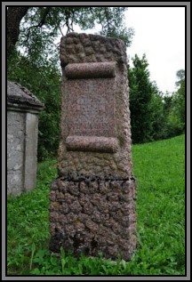 Tombstone in the Kelme cemetery. August 2009