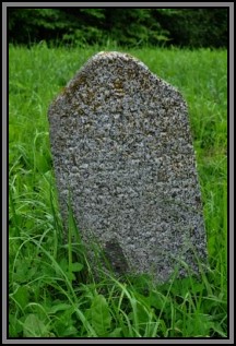 Tombstone in the Kelme cemetery. August 2009