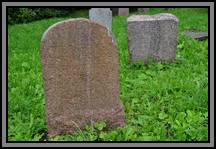 Tombstone in the Kelme cemetery. August 2009