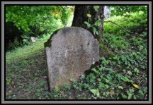 Tombstone in the Kelme cemetery. August 2009