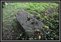 Tombstone in the Kelme cemetery. August 2009