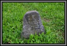 Tombstone in the Kelme cemetery. August 2009