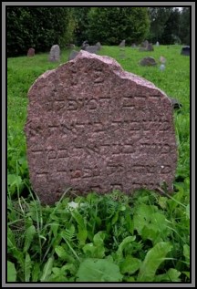 Tombstone in the Kelme cemetery. August 2009