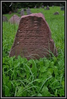 Tombstone in the Kelme cemetery. August 2009