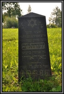 Tombstone in the Kelme cemetery. August 2009