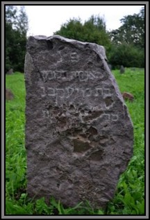 Tombstone in the Kelme cemetery. August 2009