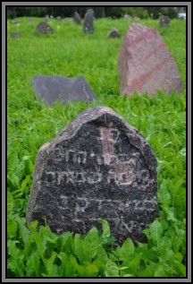 Tombstone in the Kelme cemetery. August 2009