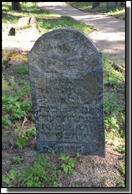 The  Jewish cemetery of Livani. Latvia. September 2009