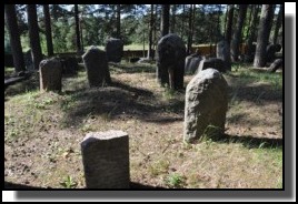 The Jewish cemetery of Livani. Latvia. September 2009