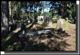 The Jewish cemetery of Livani. Latvia. September 2009