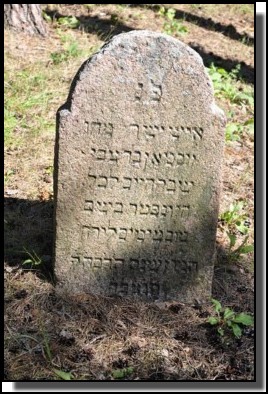 The Jewish cemetery of Livani. Latvia. September 2009