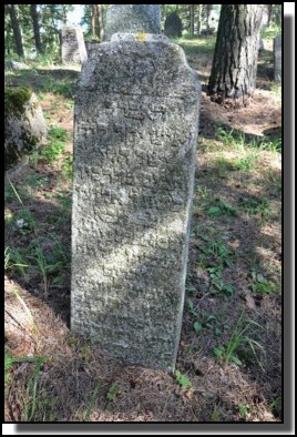 The Jewish cemetery of Livani. Latvia. September 2009