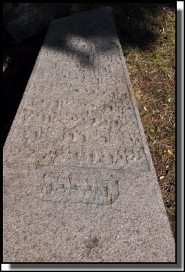 The Jewish cemetery of Livani. Latvia. September 2009