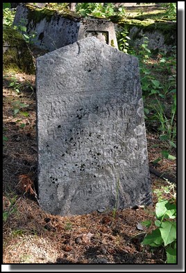 The Jewish cemetery of Livani. Latvia. September 2009