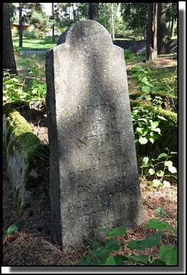 The Jewish cemetery of Livani. Latvia. September 2009