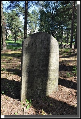 The Jewish cemetery of Livani. Latvia. September 2009